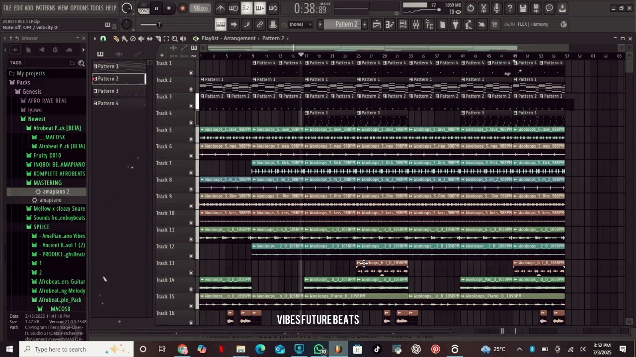 Download high quality afrobeat instrumental FLP 2025