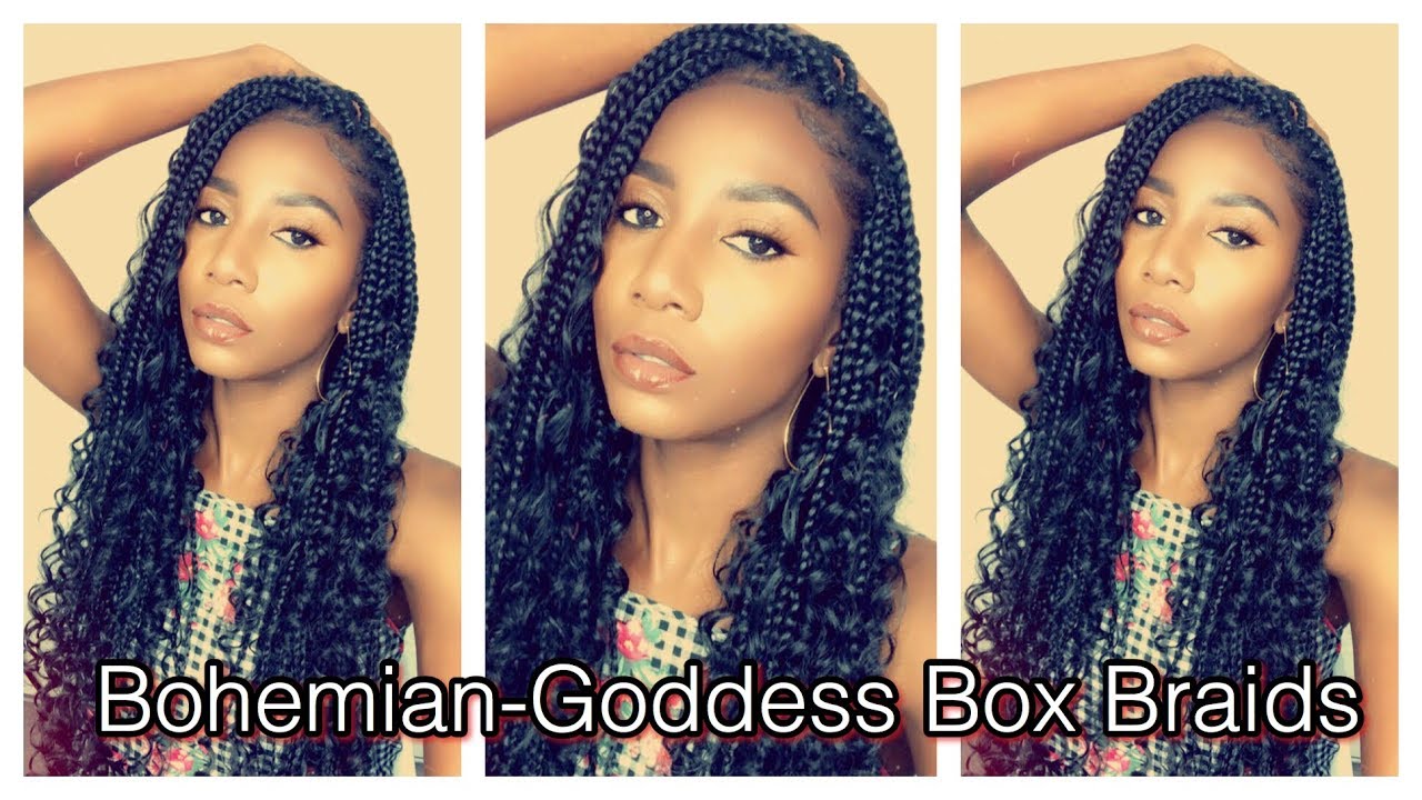 Goddess Bohemian Box Braid Tutorial | Simply Subrena