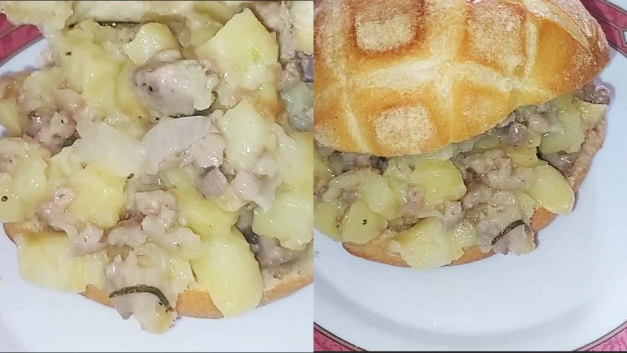 UNA CISTECCA DIVERSA DAL SOLITO/PATATE-SALSICCE E SOTTILETTA