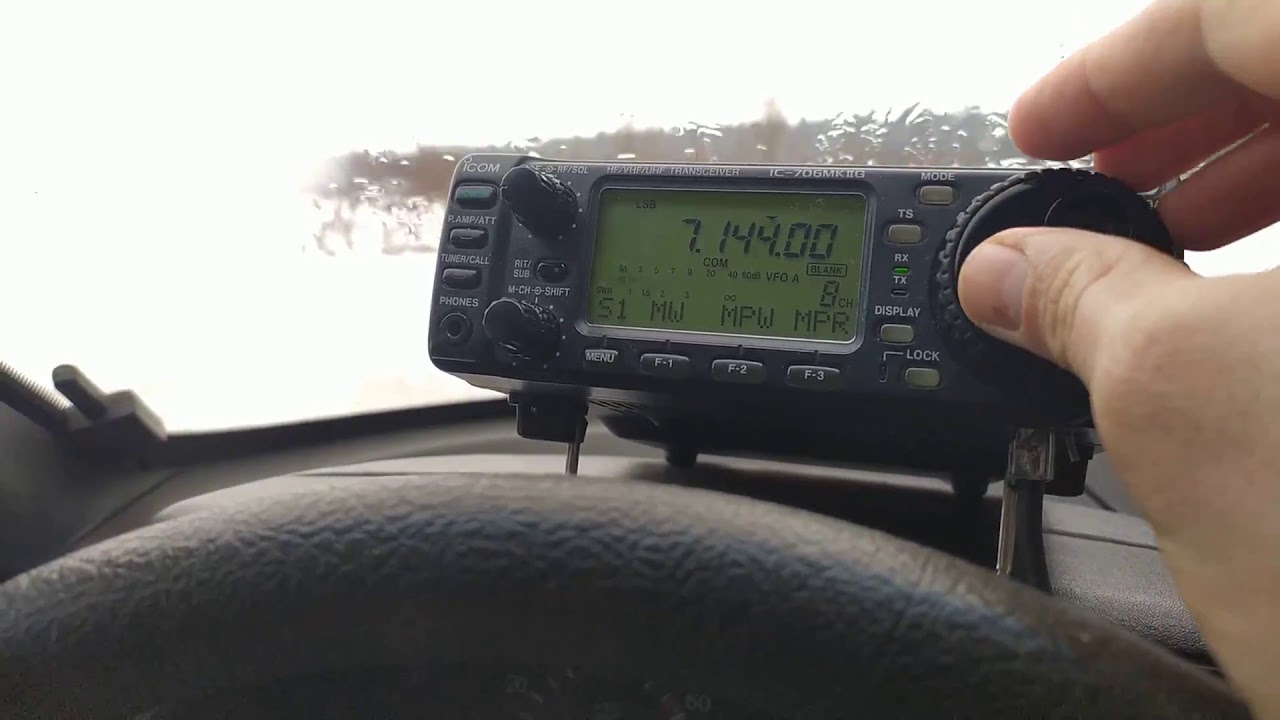 QSO с Алексей Игонин RA3TLB 02.02.2020 Полевой выезд.