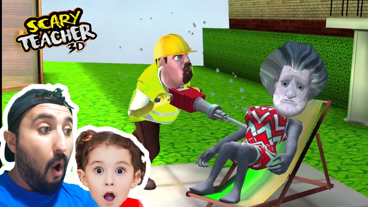 MİSS T KENDİ HEYKELİNİ YAPTIRDI! YENİ BÖLÜM SCARY TEACHER 3D OYNUYORUZ! BAHAR VE BANU ALYA OYUNA GEL