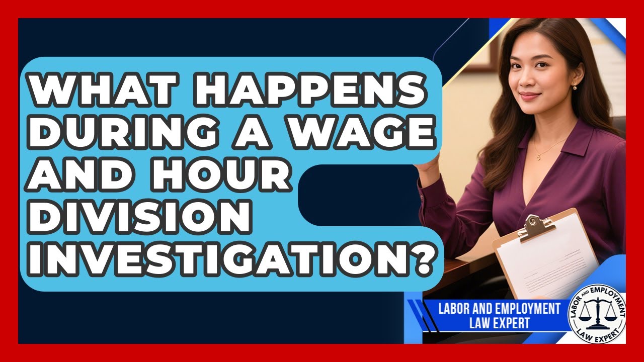 What Happens During a Wage and Hour Division Investigation? | Labor and Employment Law Expert News