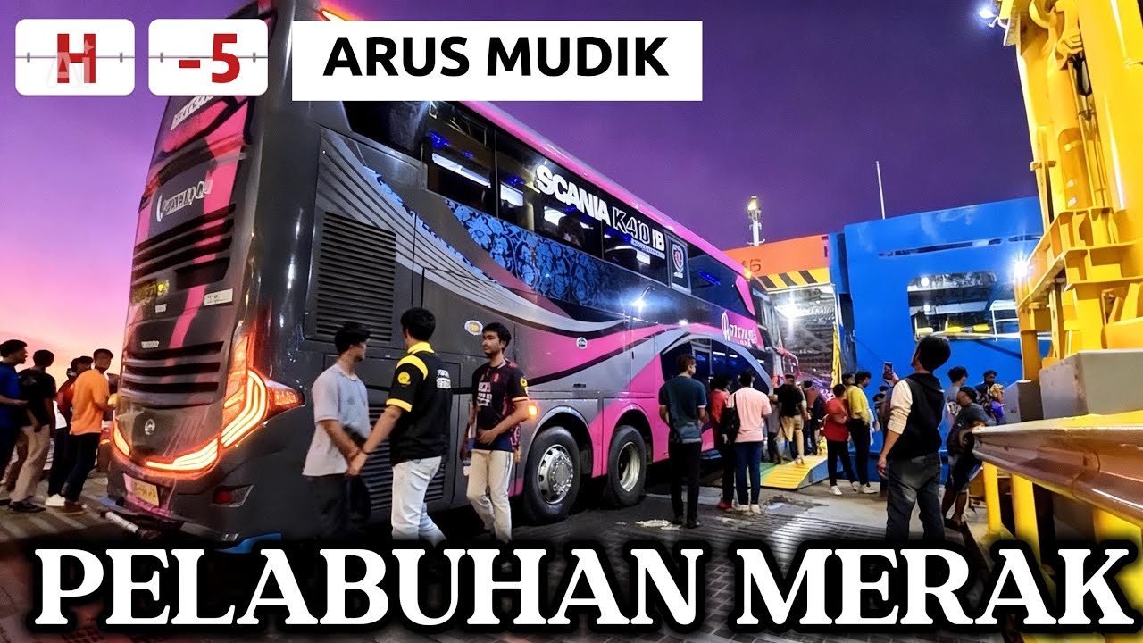 H-5 ARUS MUDIK 2026 DI PELABUHAN MERAK