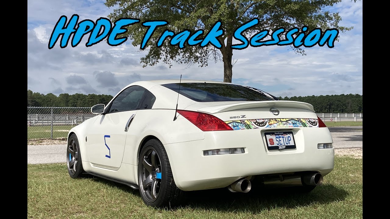Nissan 350Z Raw Track Session | HPDE Carolina Motorsports Park