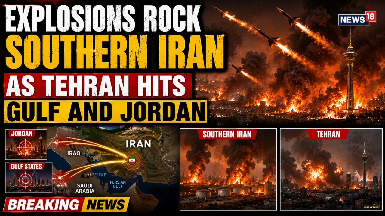 LIVE: EXPLOSIONS ROCK SOUTHERN IRAN | Tehran Hits Gulf Nations & Jordan | Trump Latest News | N18G