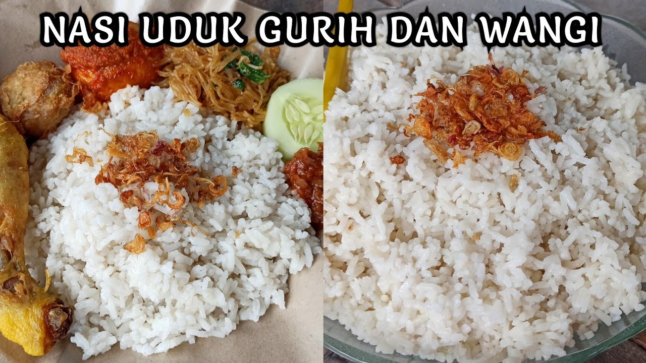 RESEP NASI UDUK GURIH WANGI ENAK BANGET