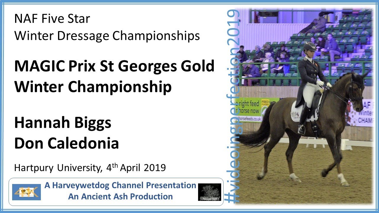 Winter Dressage Championships: Hannah Biggs and Don Caledonia