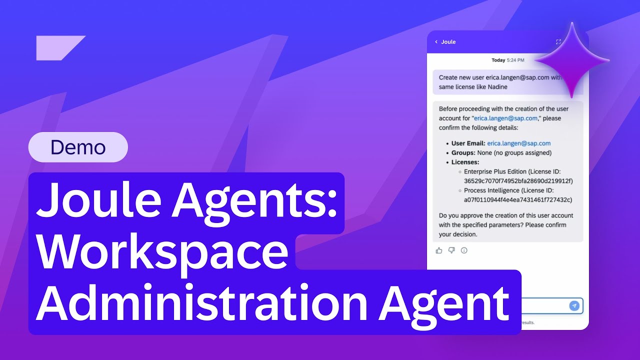 Joule Agents: Workspace Administration Agent | Demo