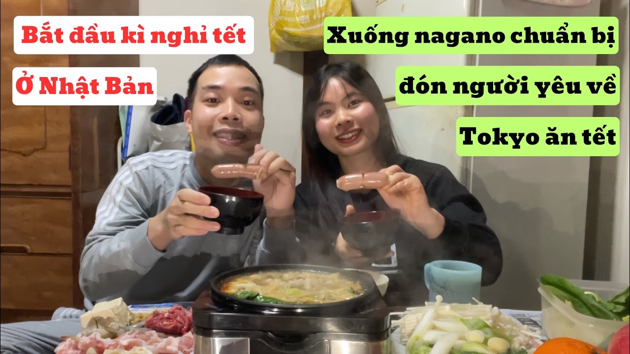 475 | Kì Nghỉ Tết Ở Nhật Bản - Xuống Đón Người Yêu Chuẩn Bị Về Tokyo Ăn Tết | Đức Thư Vlogs