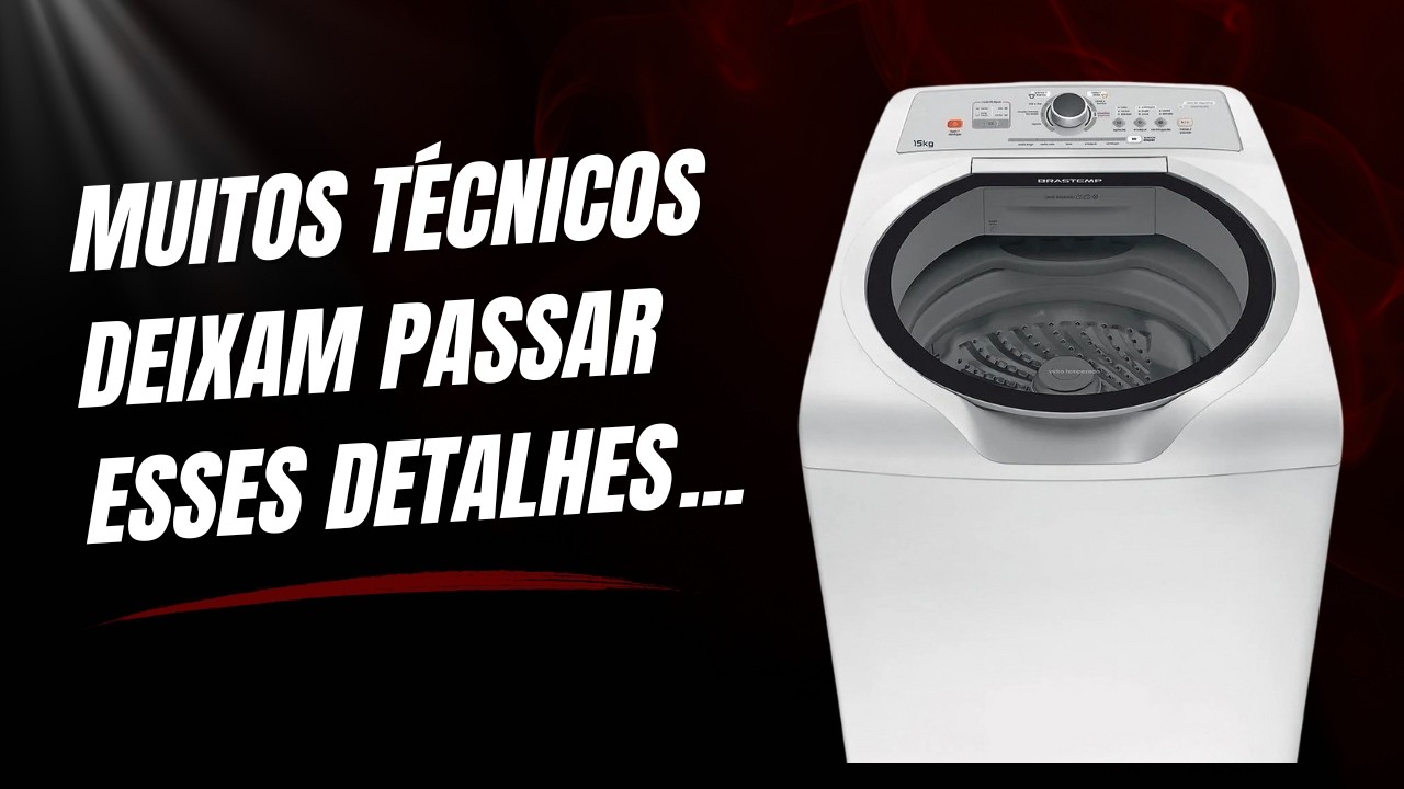 LAVADORA BRASTEMP PISCANDO PAINEL - OLHA A DOR DE CABEÇA