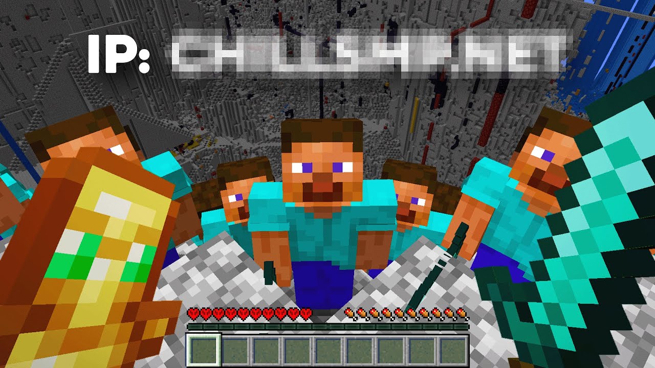 J’ai invité 100 ABONNÉS pour DÉTRUIRE ce serveur de YOUTUBEURS... (Le Chill SMP)