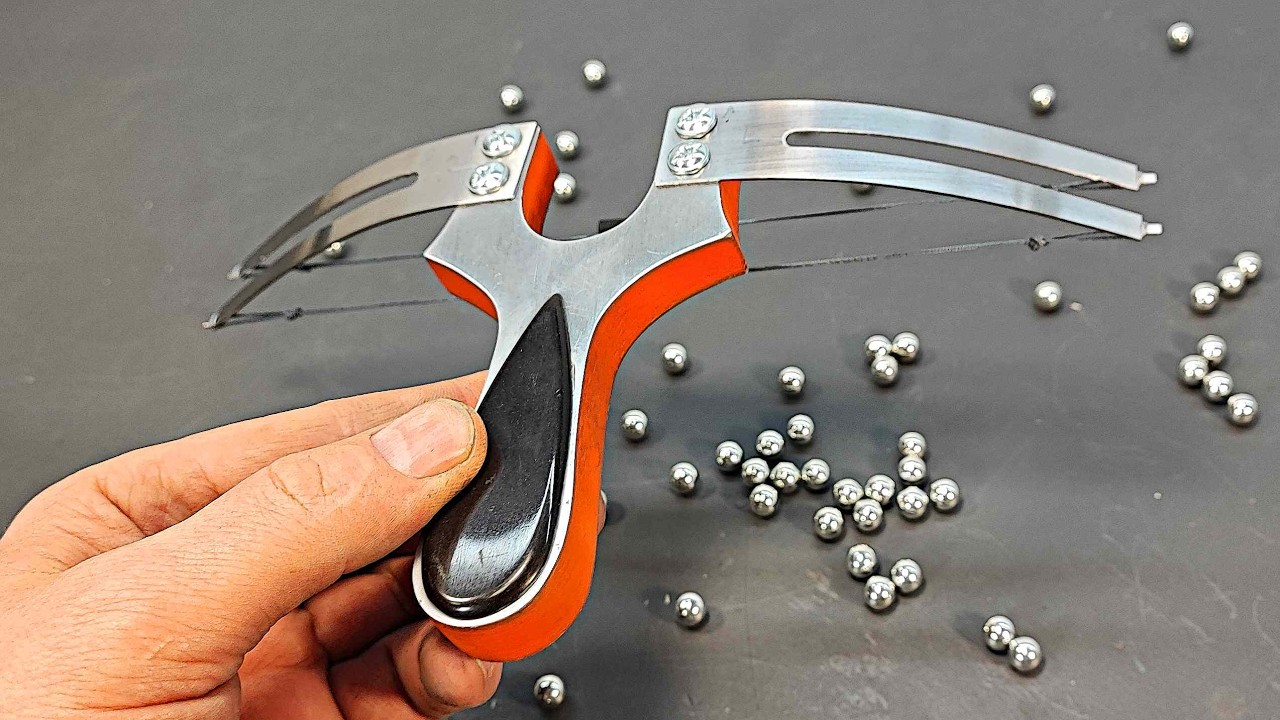 Incredible slingshot design. You will be surprised at this power