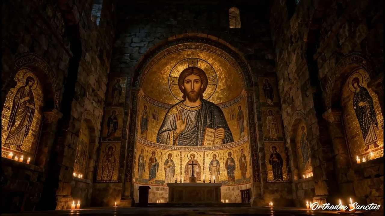 Sacred Greek Orthodox Divine Liturgy Chant • Byzantine Hymns for Peaceful Worship & Meditation