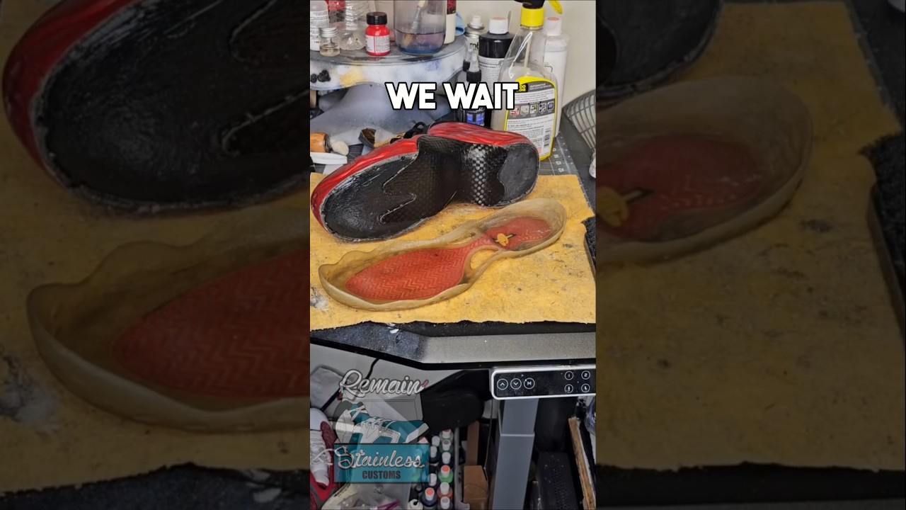 Foamposite Sole Re-Glue - Watch the Fix That Saves Your Kicks