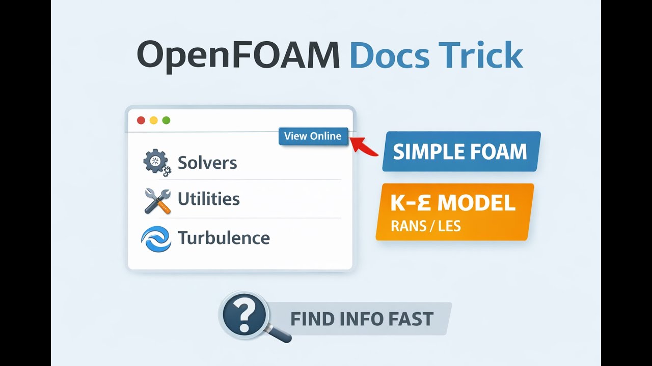Must-know OpenFOAM skill: Learn This Documentation Trick