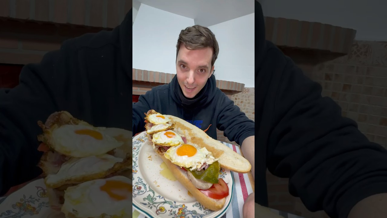 💥EL MÁS VENDIDO⁉️🥖🐷 Bocata más famoso de España “El Serranito” #Recetas #Bocadillo #España