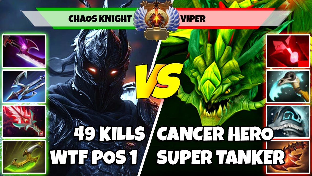 CHAOS KNIGHT (Carry) vs VIPER (Mid) - Epic Battle Of Immortal Rank Dota 2 Players - Z Dota 2