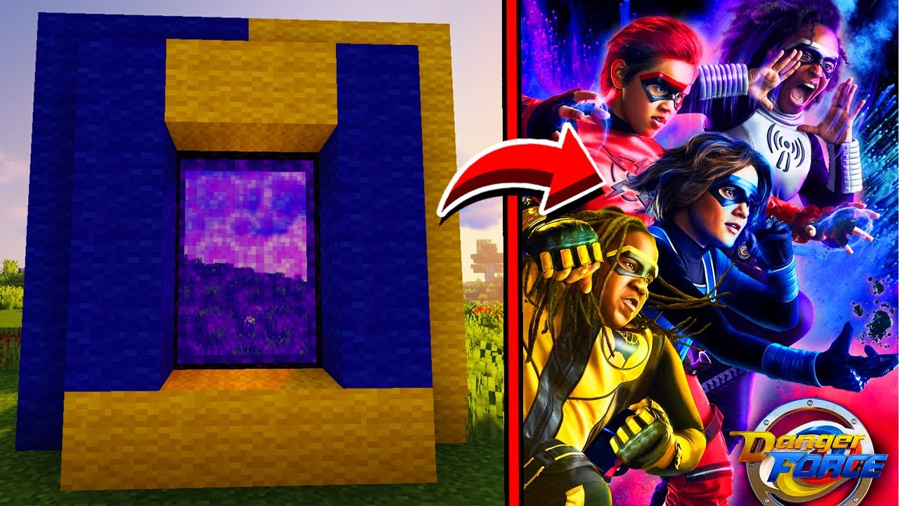 MUNDO DO DANGER FORCE NO MINECRAFT!!