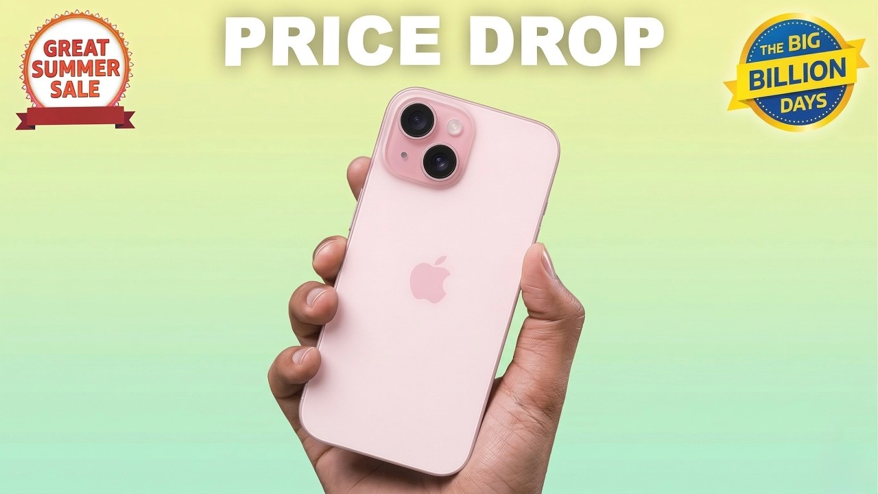 iPhone 15 Big Price Drop! Flipkart Summer Sale & Big Billion Days Sale