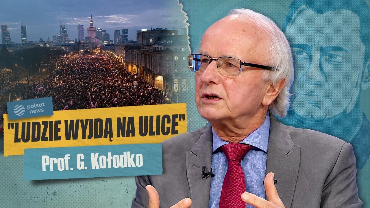 Kołodko ostrzega przed ogromnym kryzysem w Polsce. 