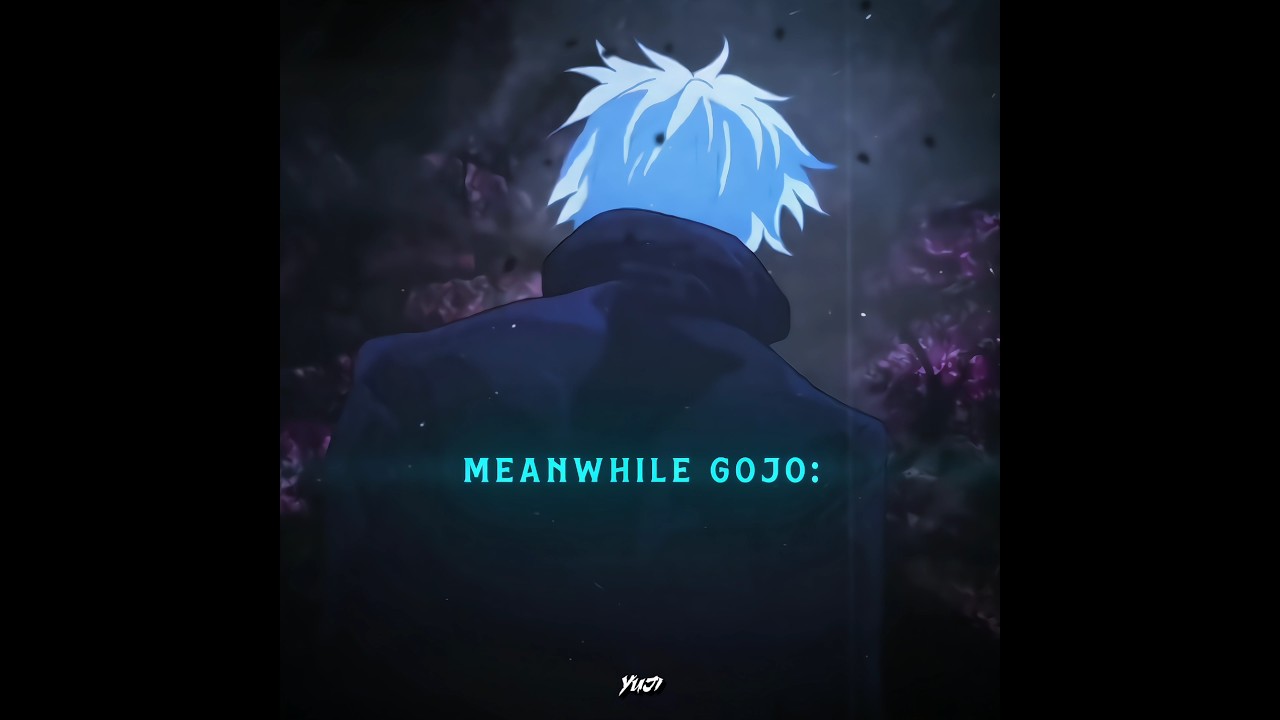 Gojo Doesn&rsquo;t Need Anyone to Win 🥶☠️ || Jujutsu kaisen #gojo