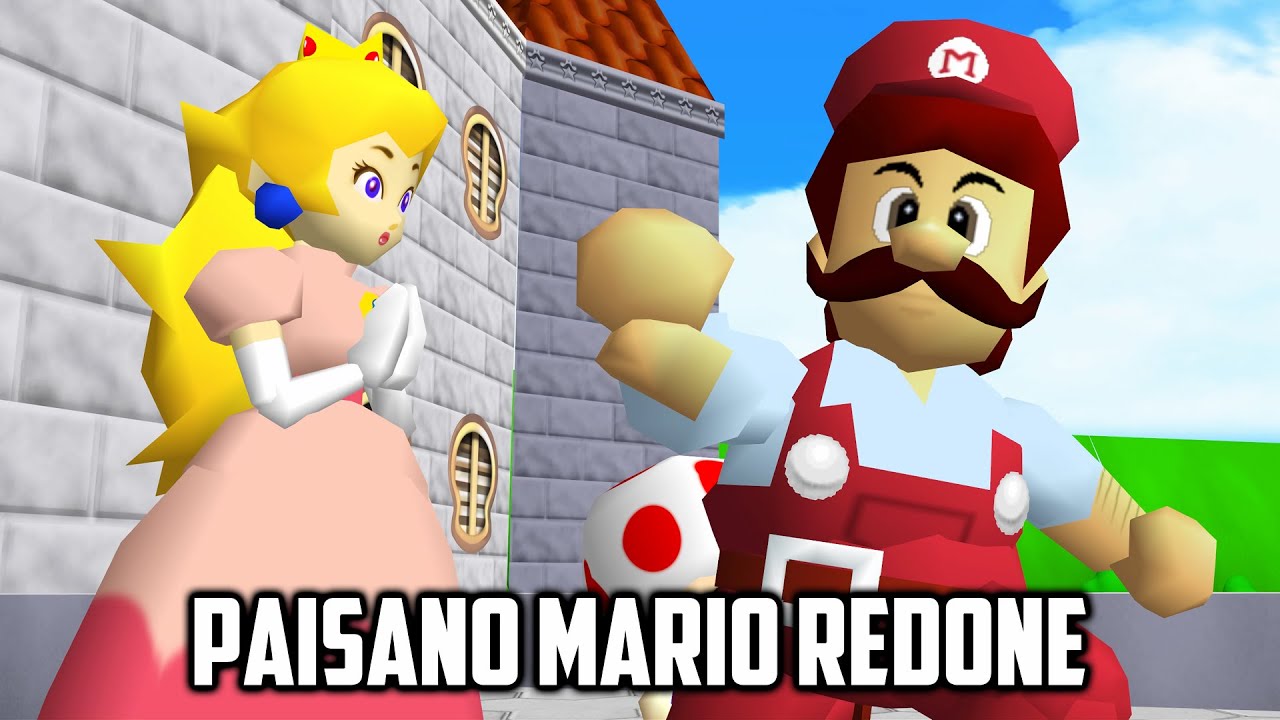 ⭐ Super Mario 64 PC Port - Paisano Mario Redone v1