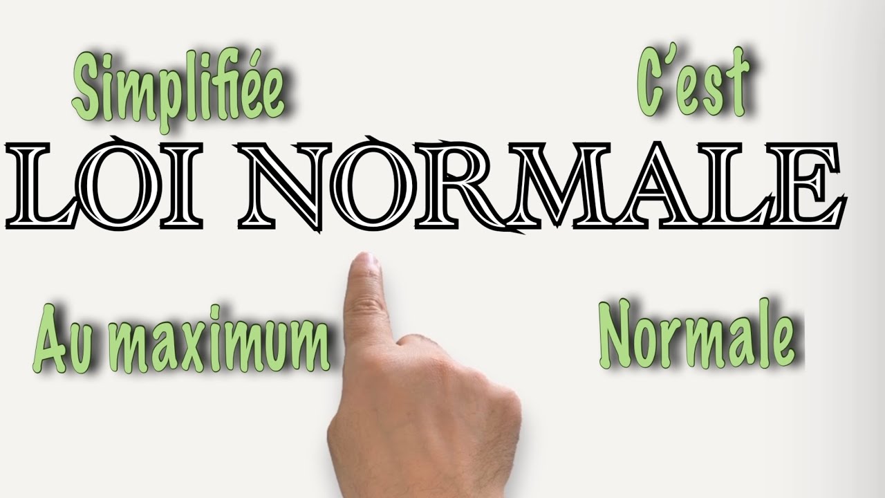 LA LOI NORMALE avec des mots simple - Accessible à tout le monde