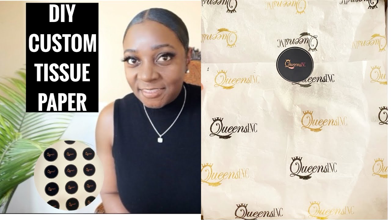 ✨HOW TO MAKE CUSTOM TISSUE PAPER: INEXPESIVE SMALL BUSINESS IDEAS YOU CAN DO AT HOME💫💕