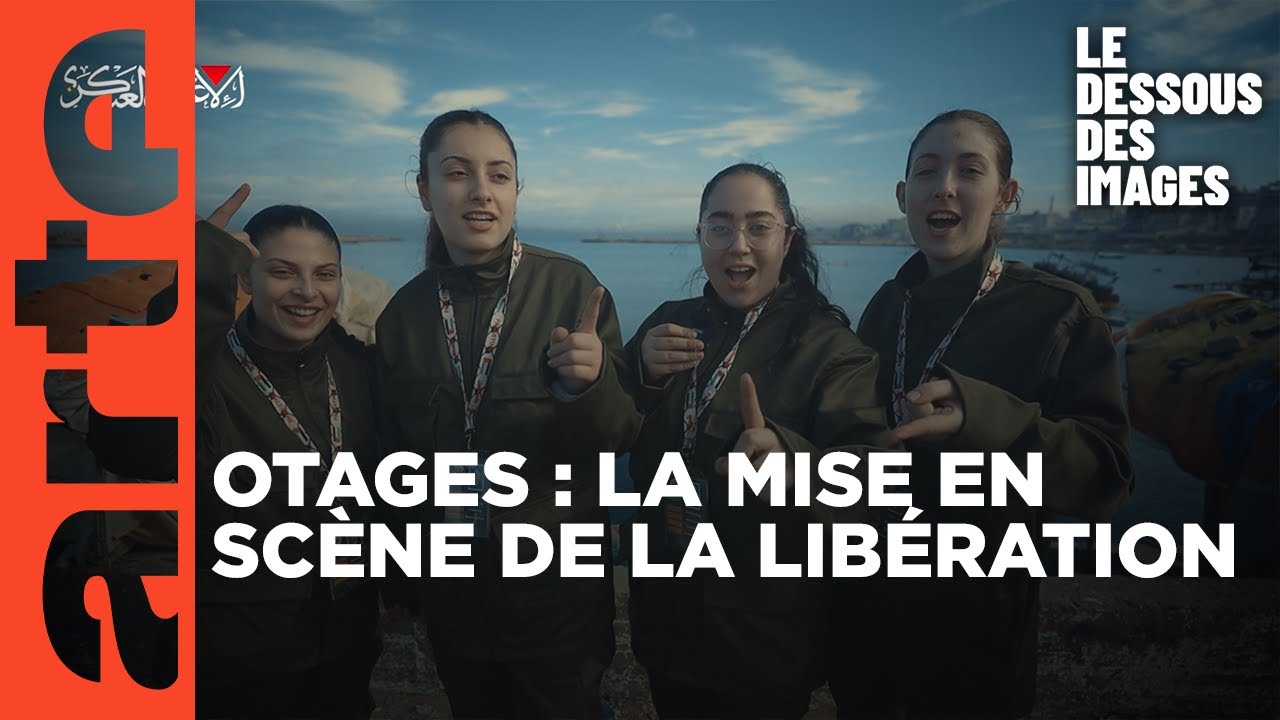 Gaza : comment le Hamas orchestre la libération des otages - Le dessous des images - ARTE