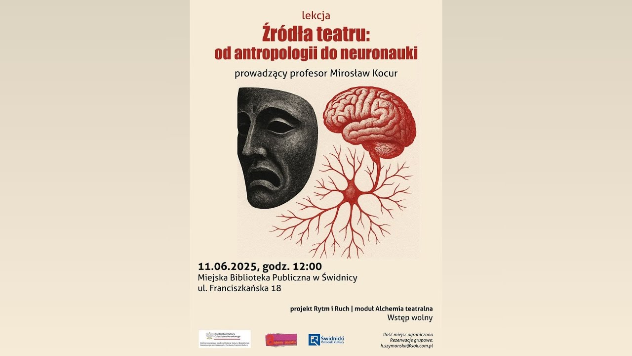 prof. Mirosław Kocur: Źródła teatru: od antropologii do neuronauki
