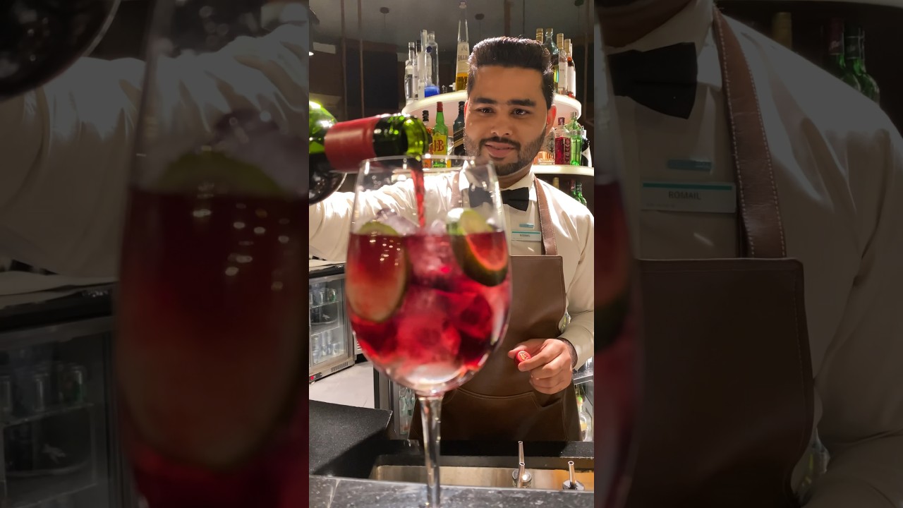 🔥Viral Red Wine Spritzer in 30 Sec #wine #viral #shorts #drink