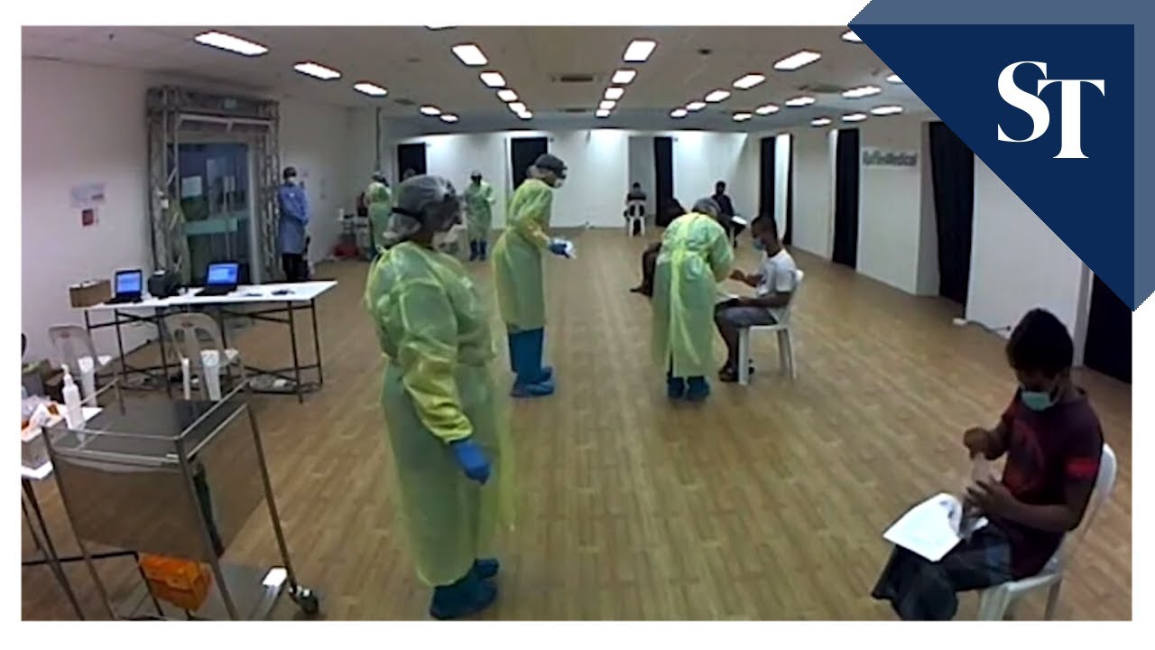 First batch of coronavirus patients arrive at Changi Exhibition Centre