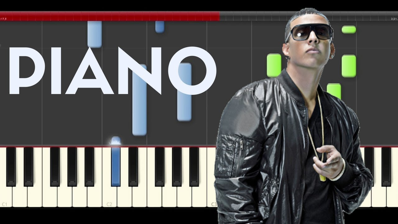 Daddy Yanke La Rompe Corazones Ozuna Piano midi tutorial sheet partitura cover app karaoke