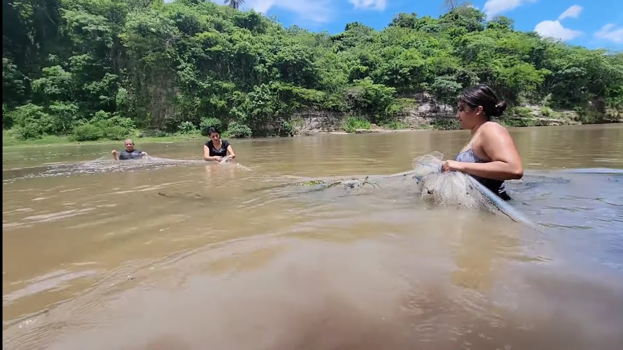 Mira como les fue a las chicas en la pesca  🐟🦐😲 / El Buen Salvadoreño