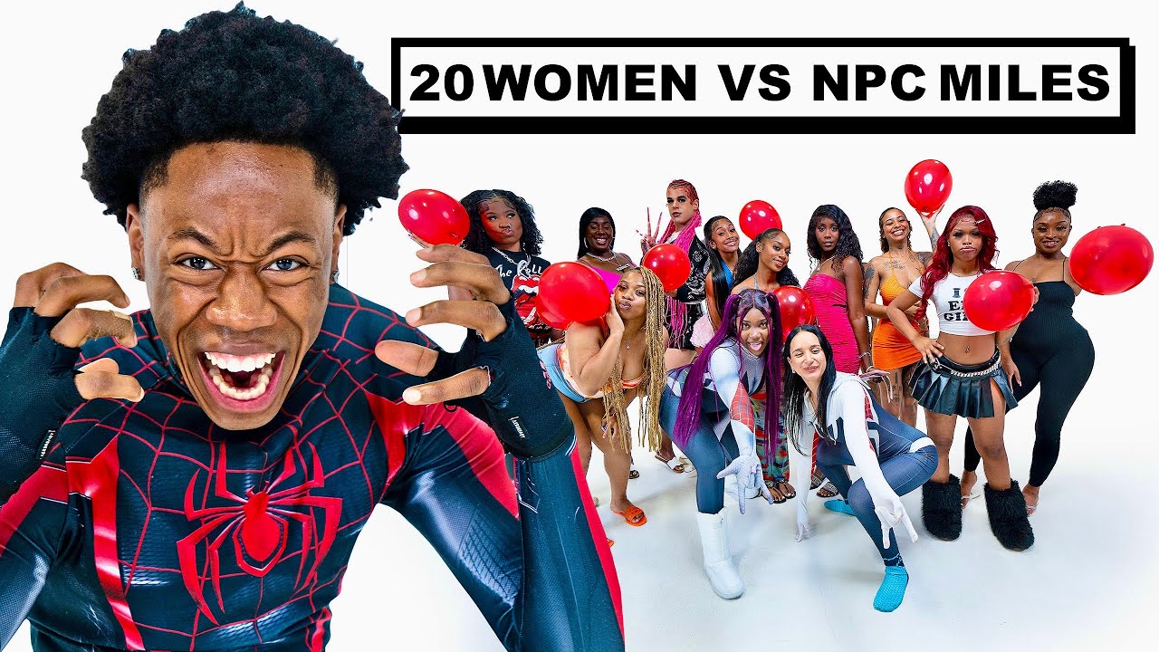 20 WOMEN VS 1 NPC: MILES MORALES