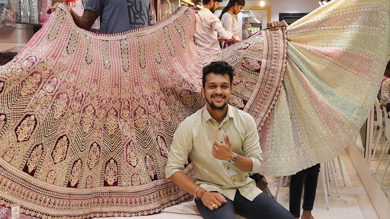 Trendy Bridal Reception Lehengas Shree Boutique sowcarpet