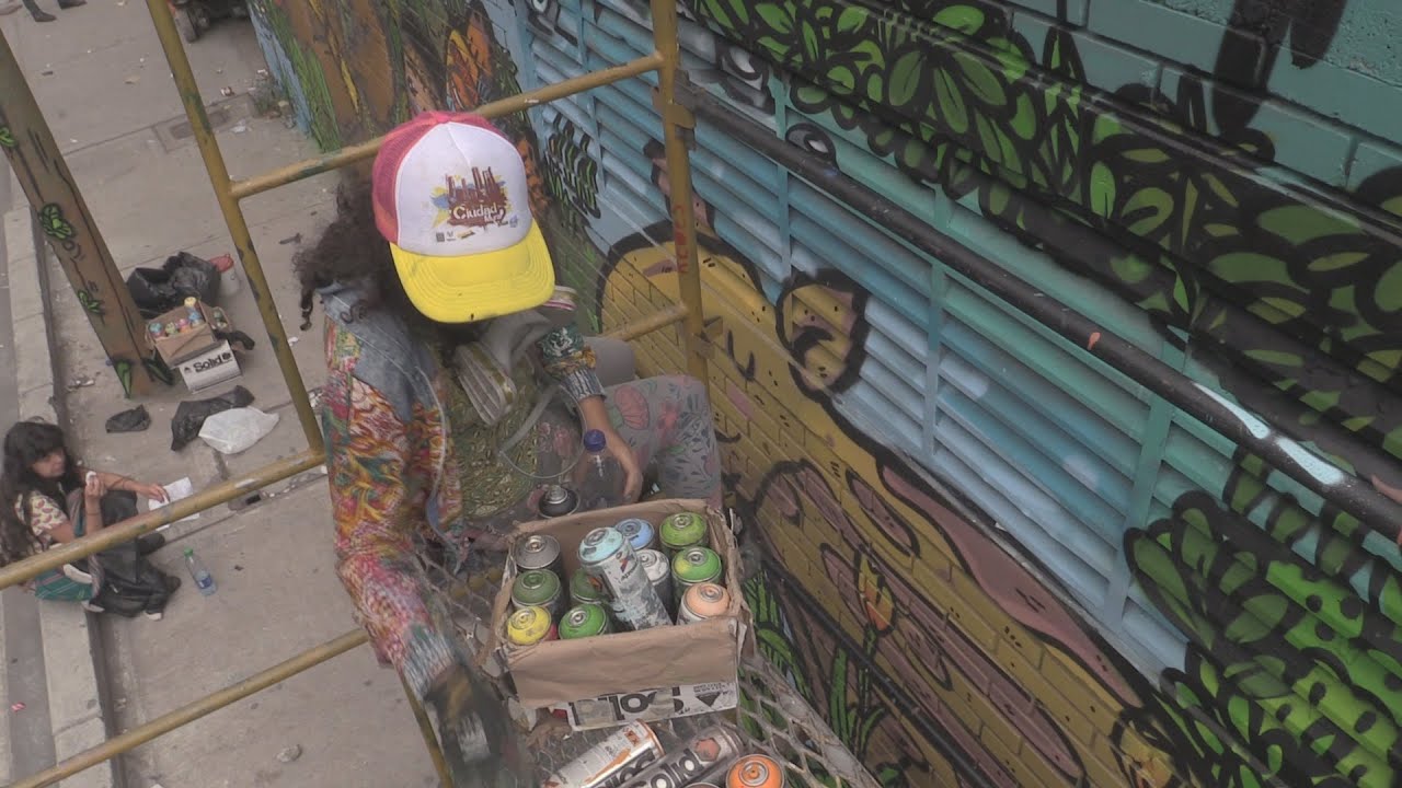 Los mejores grafiteros del mundo salpican de arte a Bogotá en 