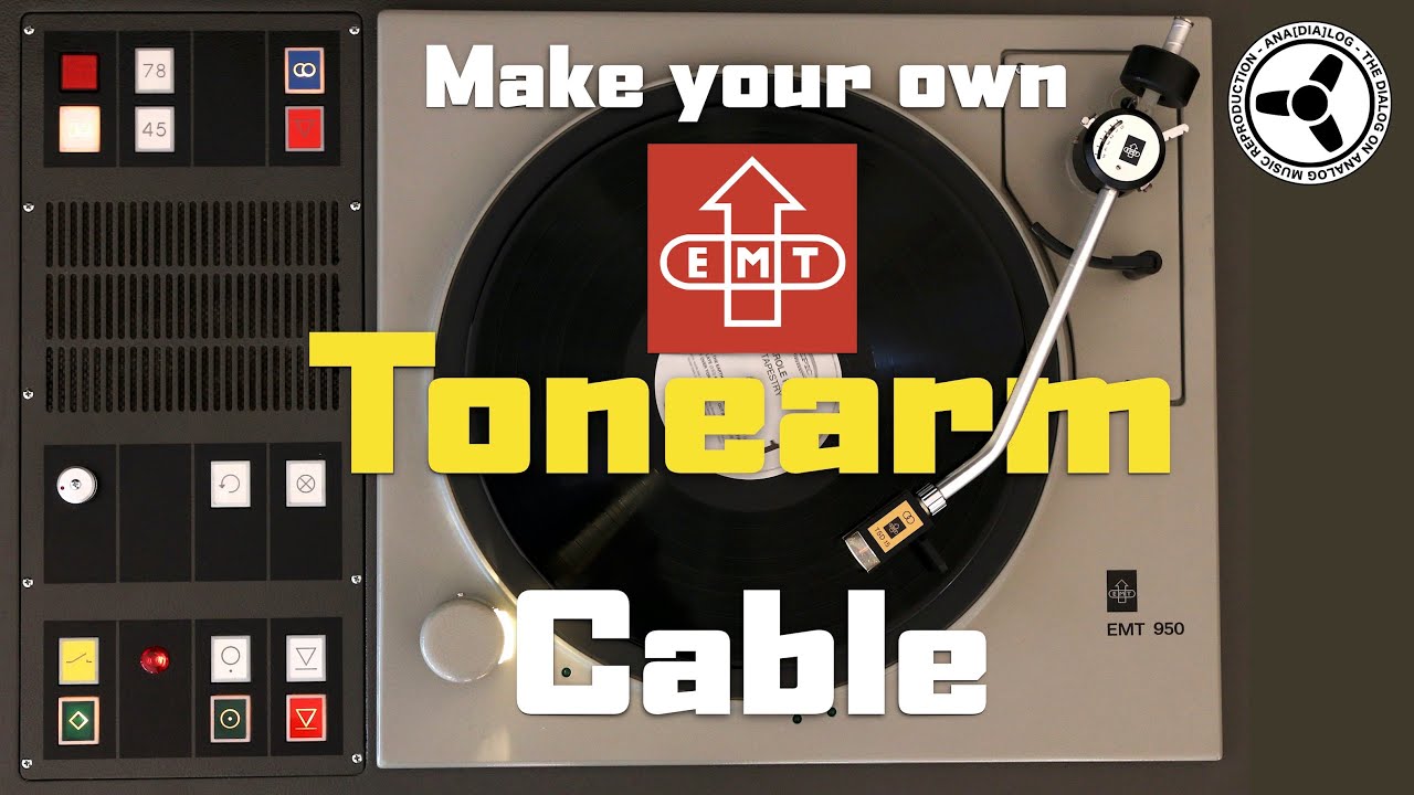 Make Your Own EMT Tonearm Cable