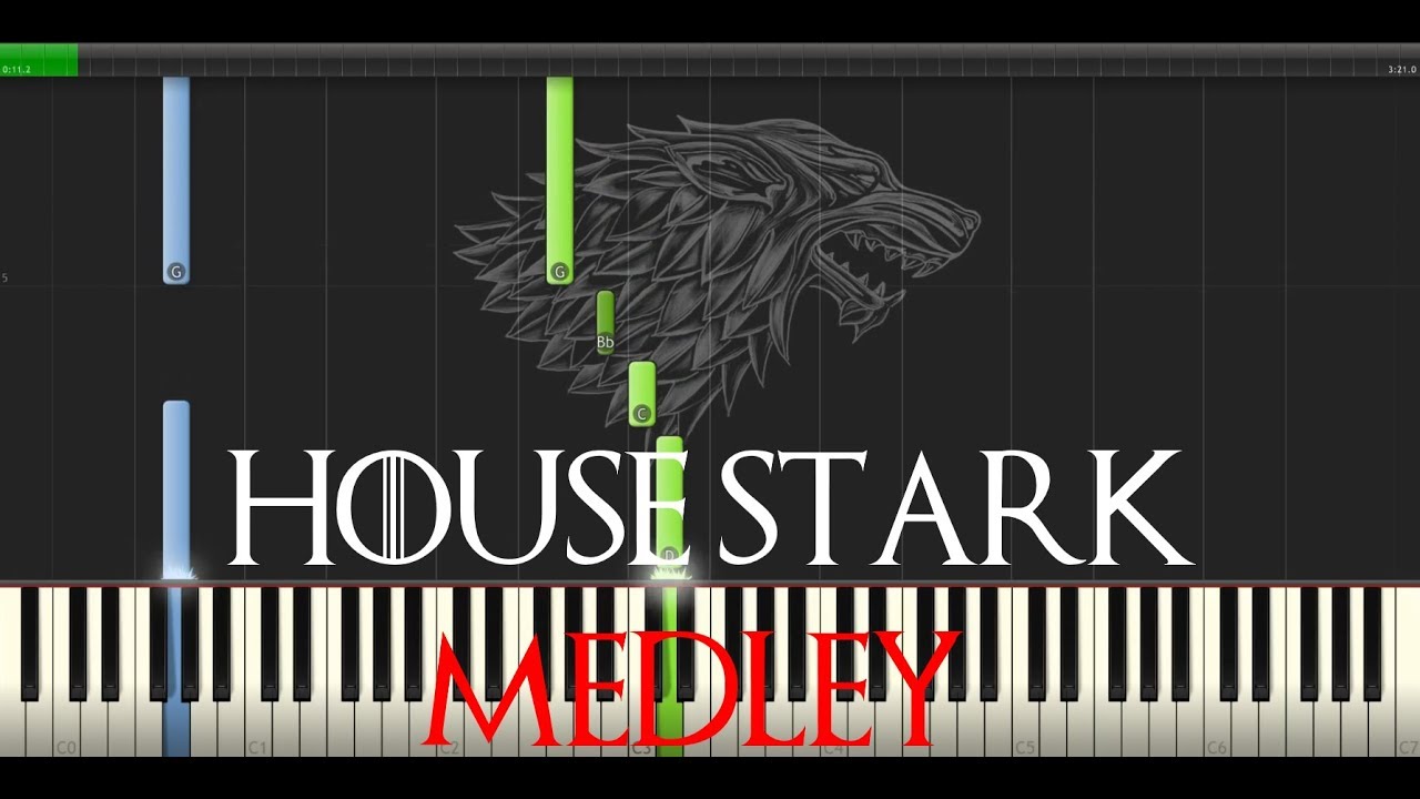 House Stark Piano Medley - Game Of Thrones