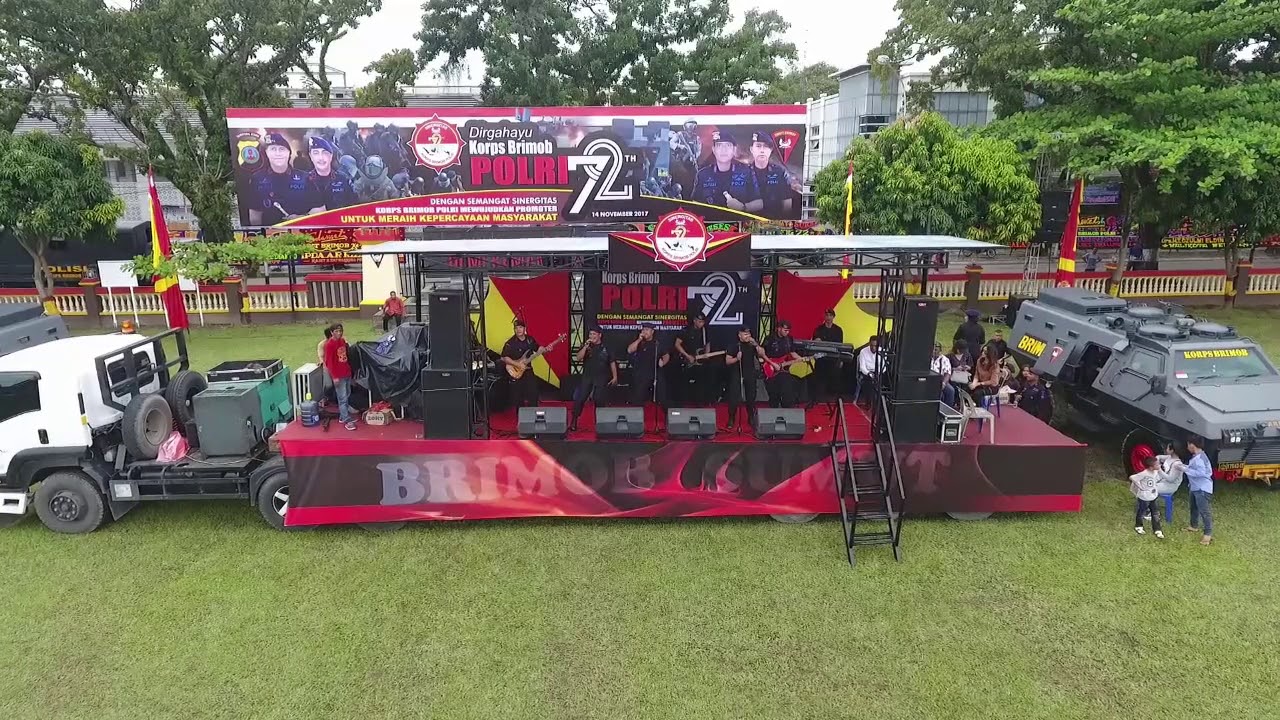 Teratai ROCK BAND in Concert [HUT BRIMOB POLRI Ke-72]