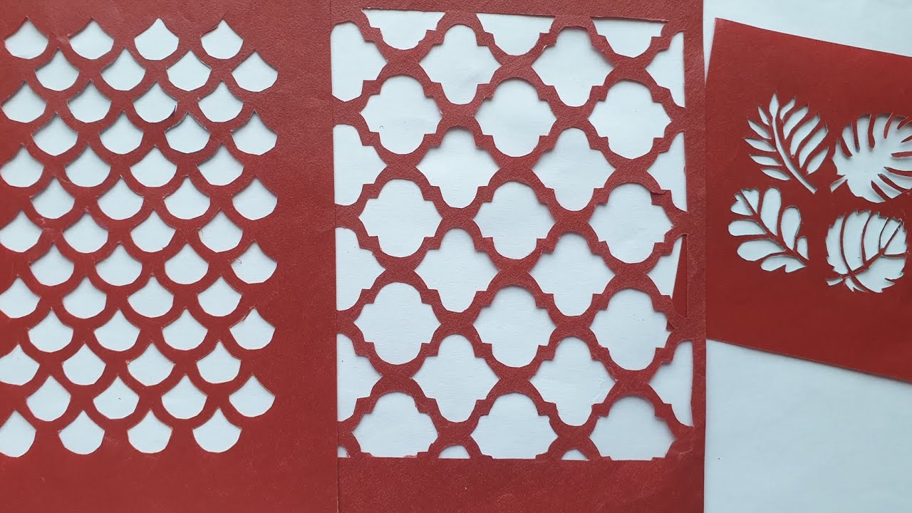 طريقه عمل استنسل بالمنزل باقل تكلفة وبجوده ممتازة How to make a DIY stencil