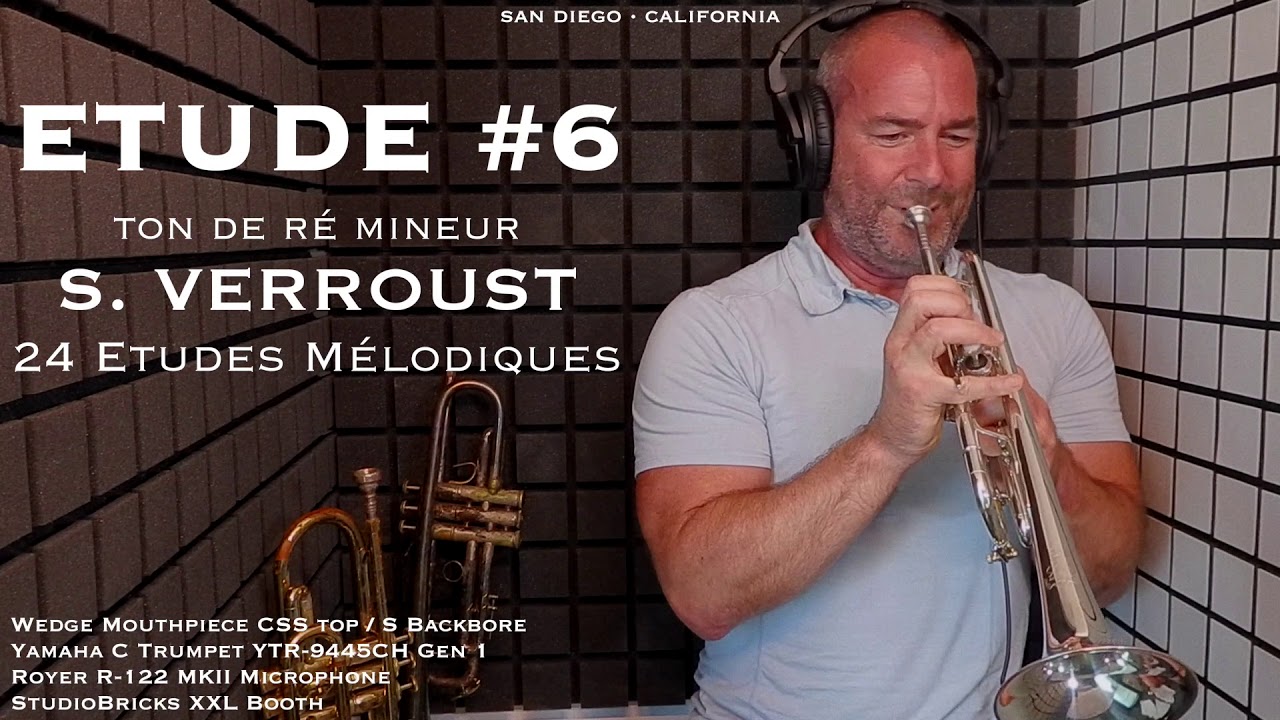 VERROUST Etude #6 from 24 Etudes Mélodiques (Double video)