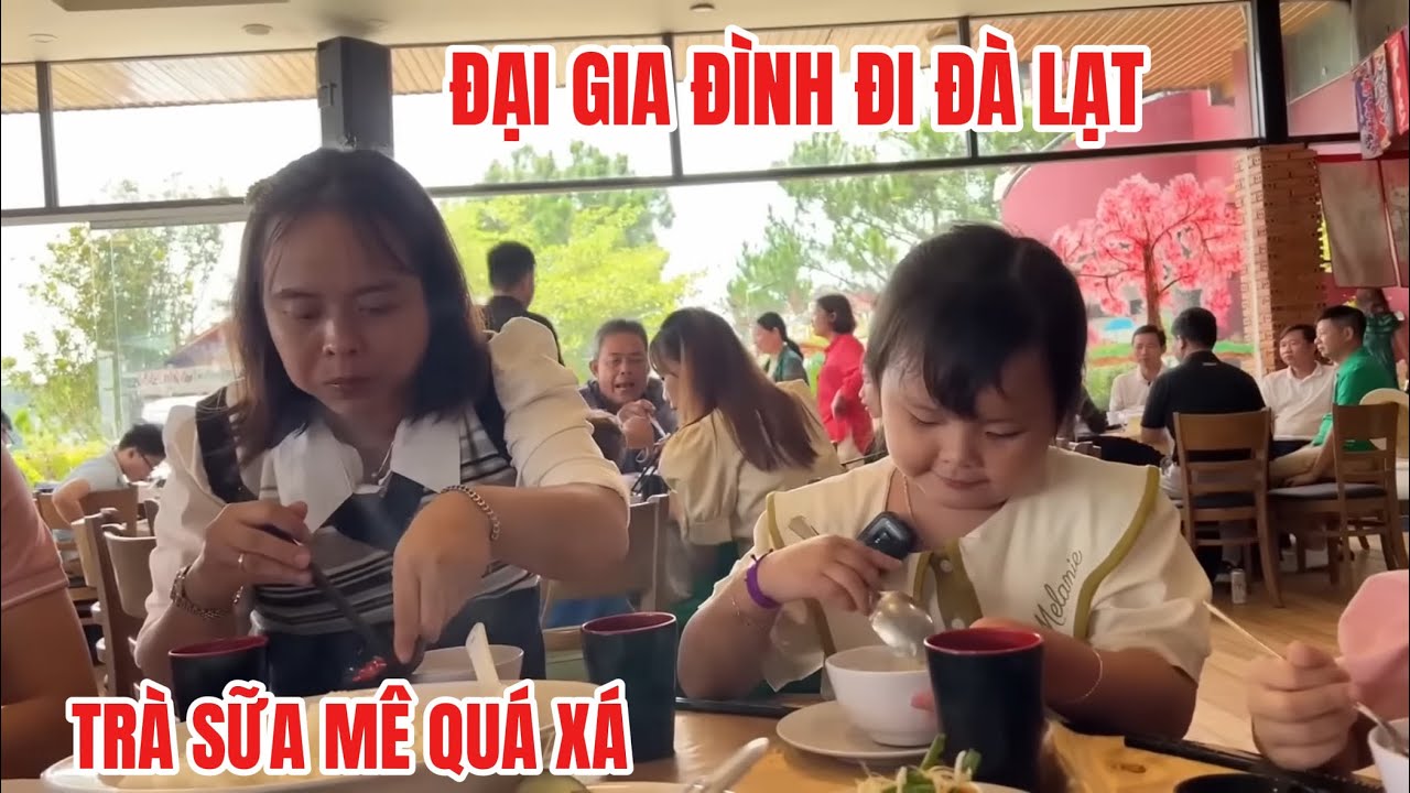 Đại gia đình Khương Dừa đi tham quan Đà Lạt, Trà Sữa đi được 3 lần rồi và muốn ở lại luôn