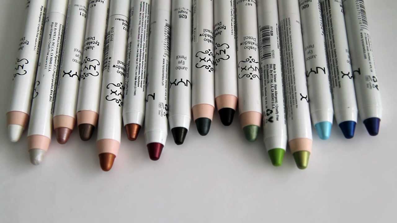 NYX Jumbo Eye Shadow Pencils: Live Swatches & Review