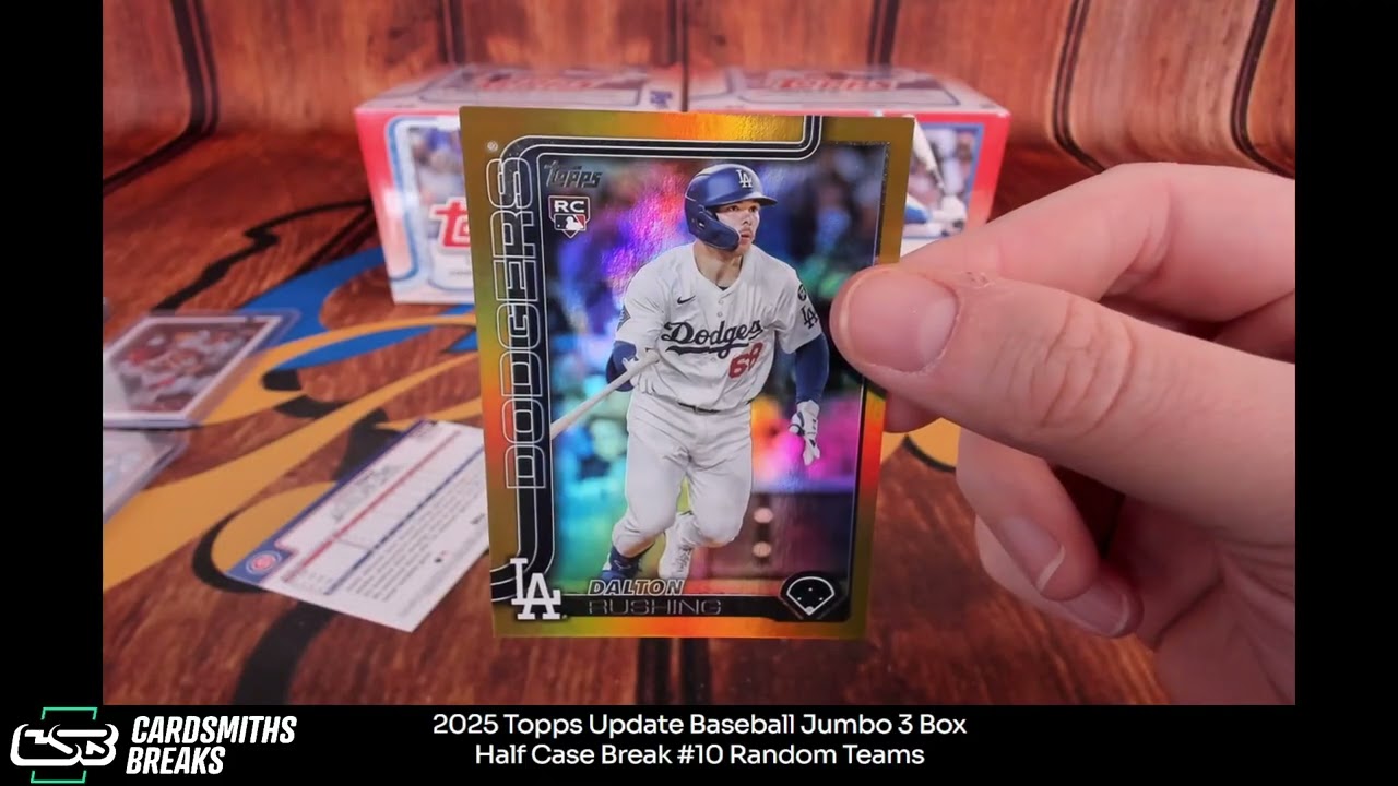 2025 Topps Update Baseball Jumbo 3 Box Half Case Break #10