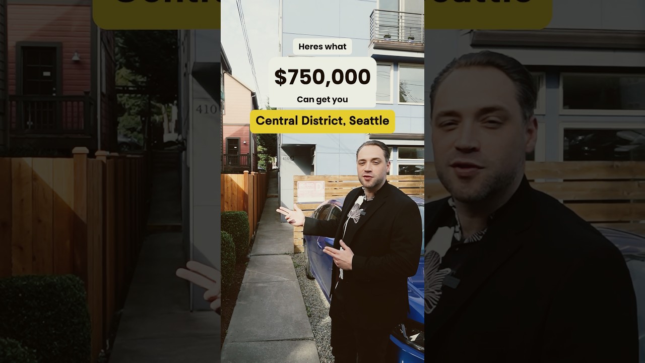 BEST TOWNHOME IN SEATTLE #realestate #realtor #pnw #750k #rooftop #brandnew #movingtoseattle