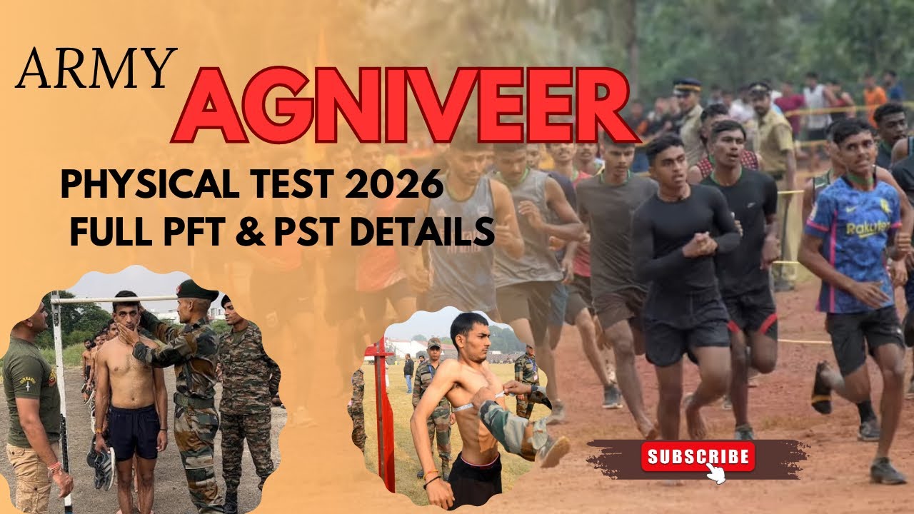  Agniveer Physical Test 2026 | Full PFT & PST Details 