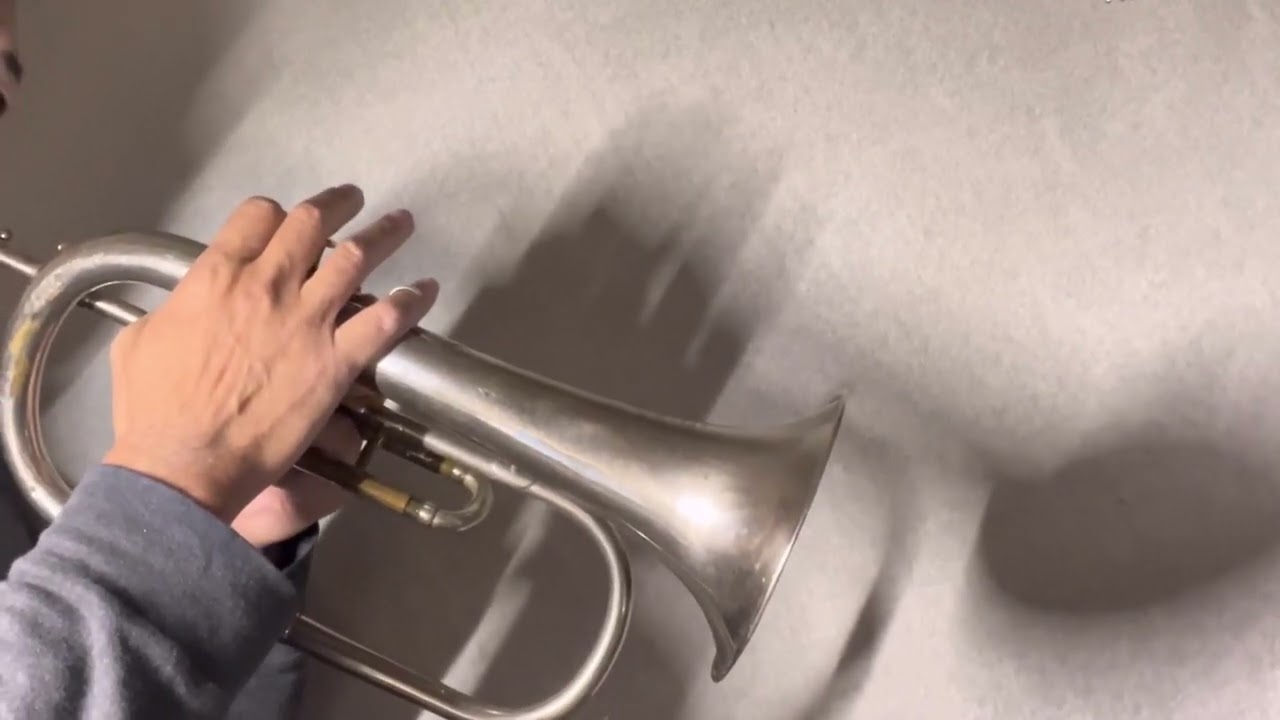  “Et Maintenant” by Flugelhorn made in France 1878 /147年前のフランス製フリューゲルホルンでフランスのシャンソンの名曲「そして今は」
