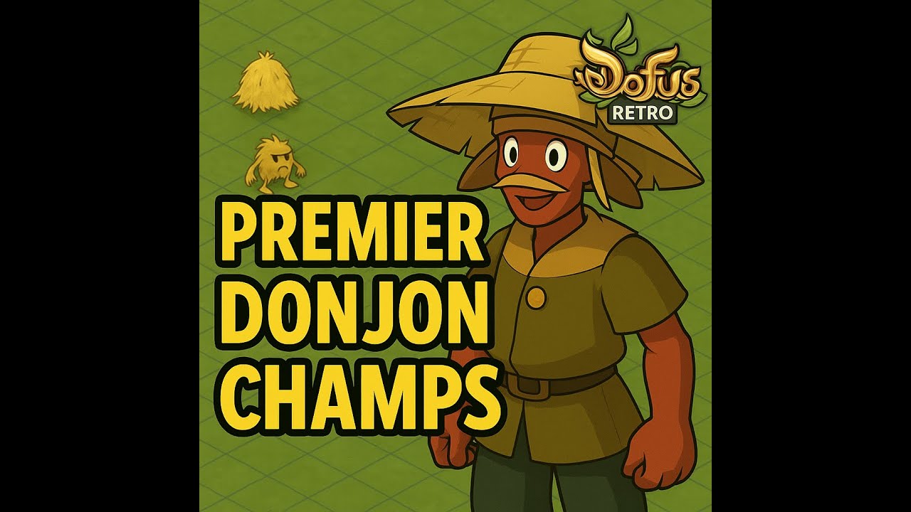 8 Osamodas en route pour leur premier Donjon Champs - Dofus Retro