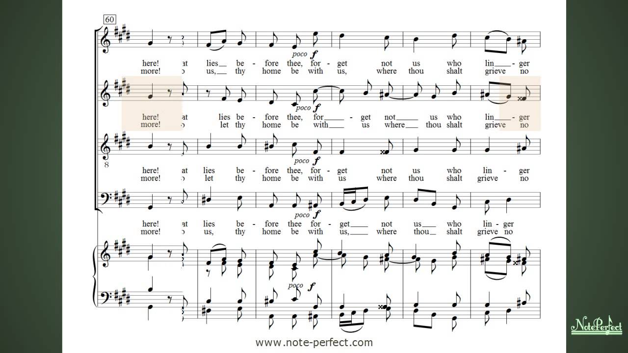 The Shepherds' Farewell - Hector Berlioz - Learn The Alto Part